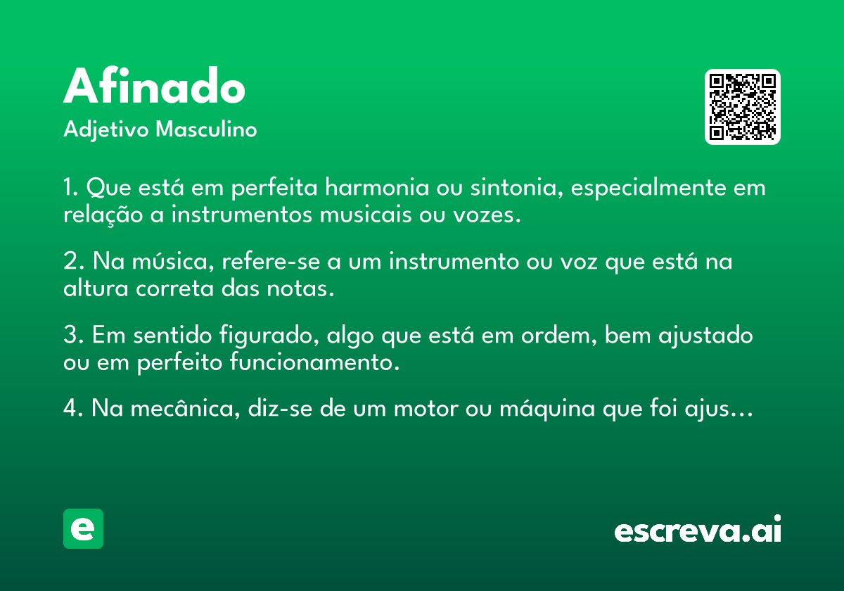 afinado