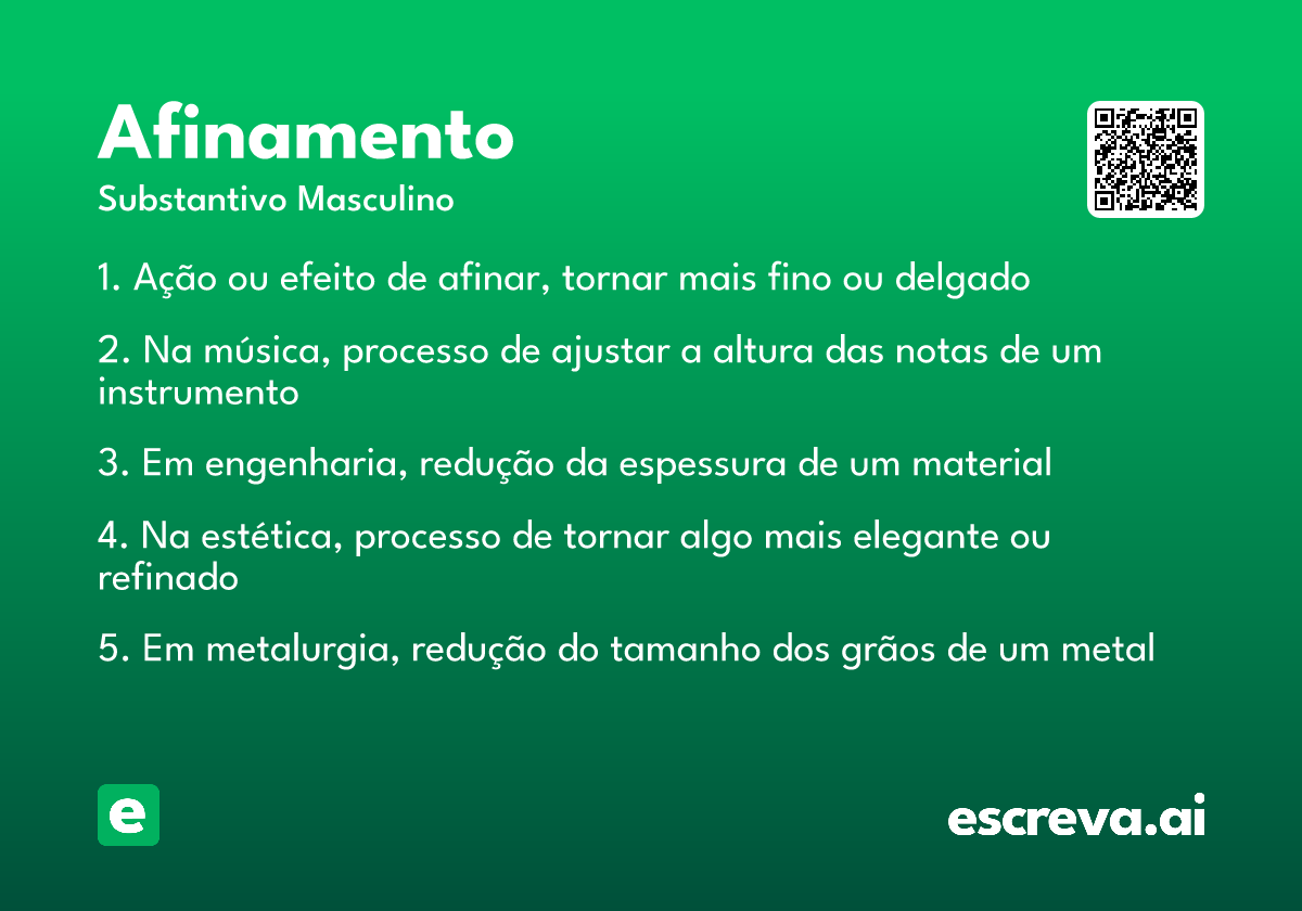 afinamento
