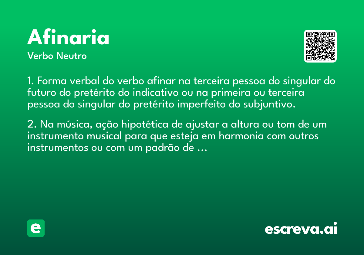 afinaria