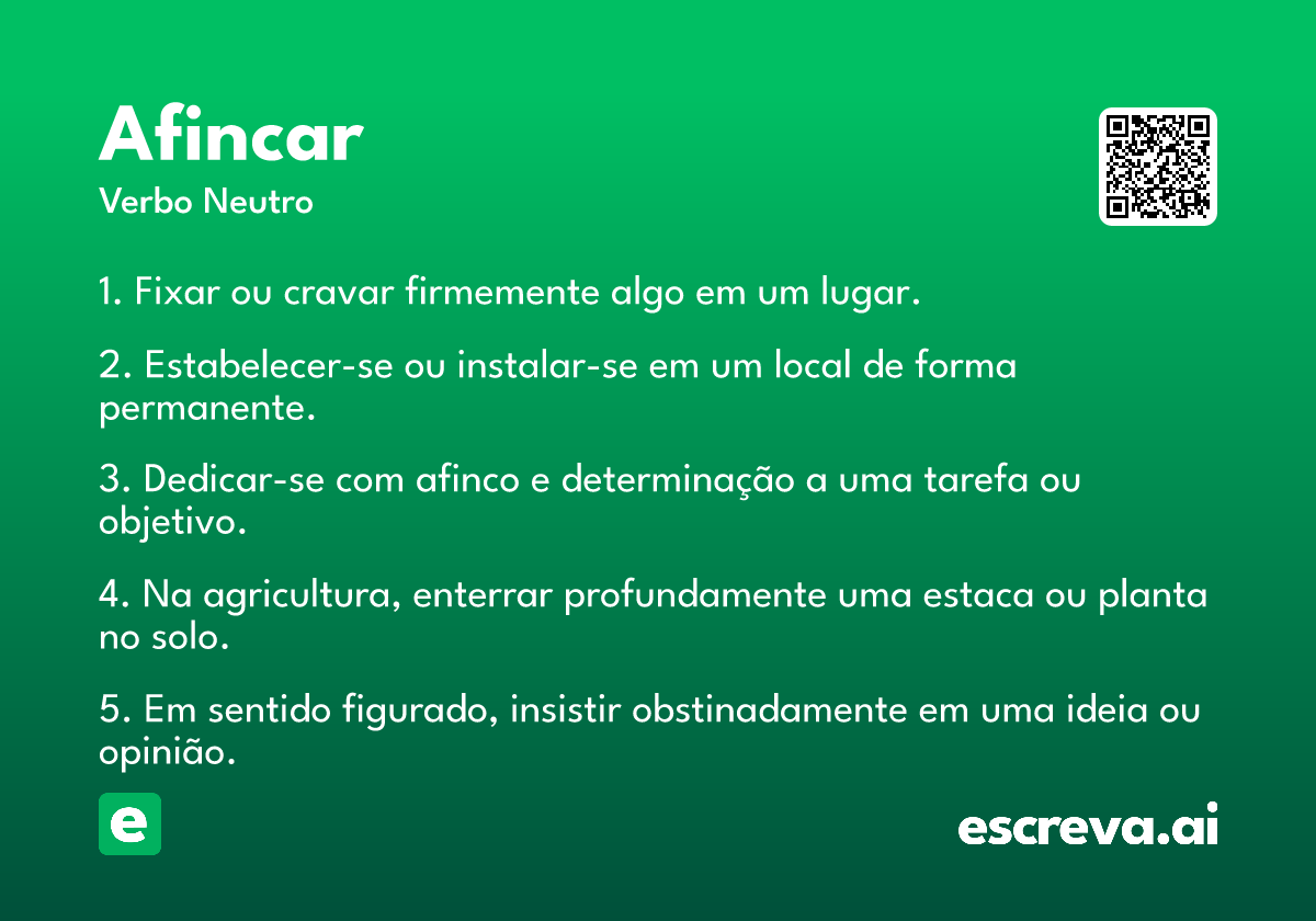afincar