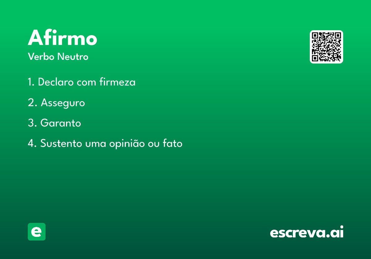 afirmo