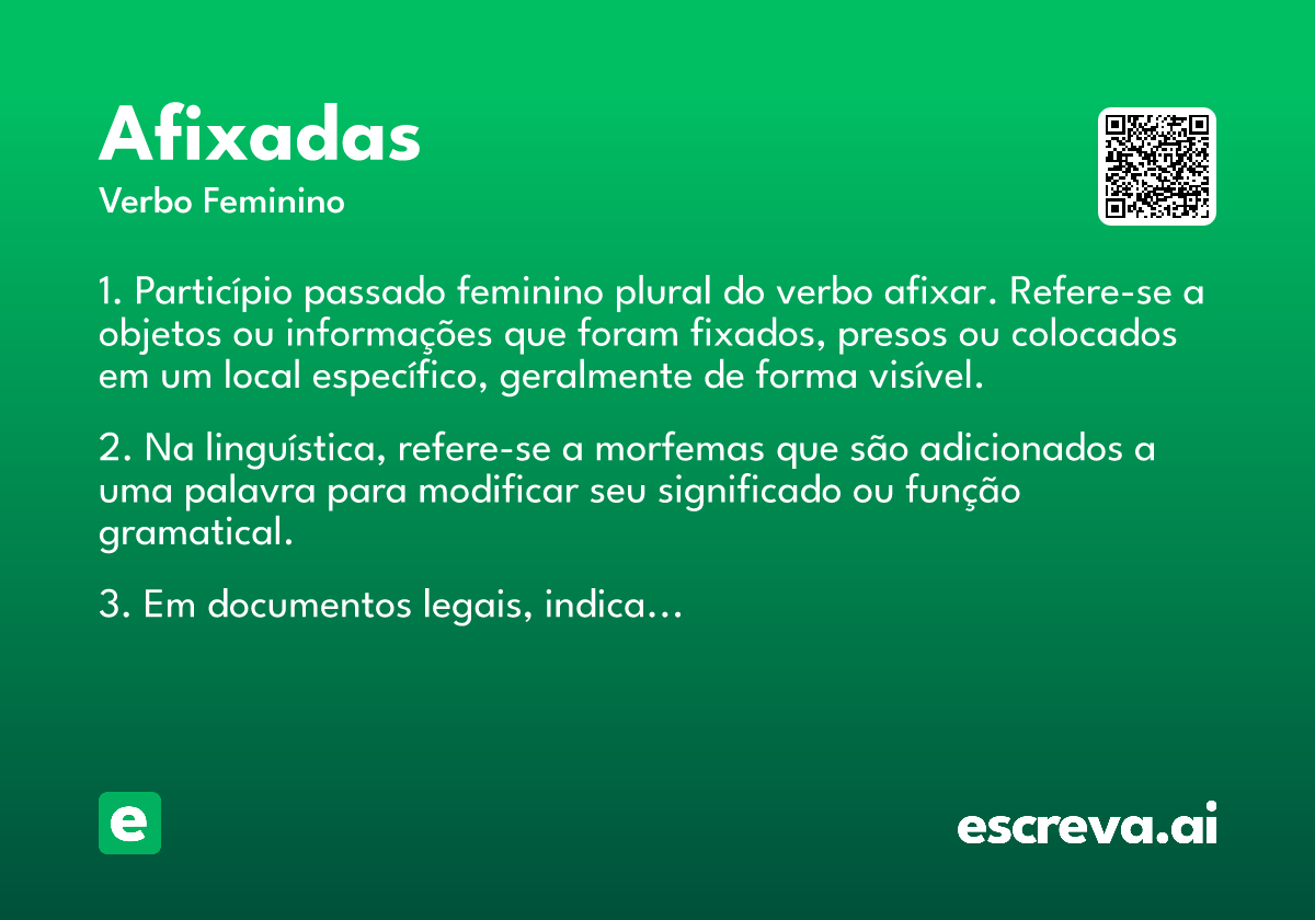 afixadas