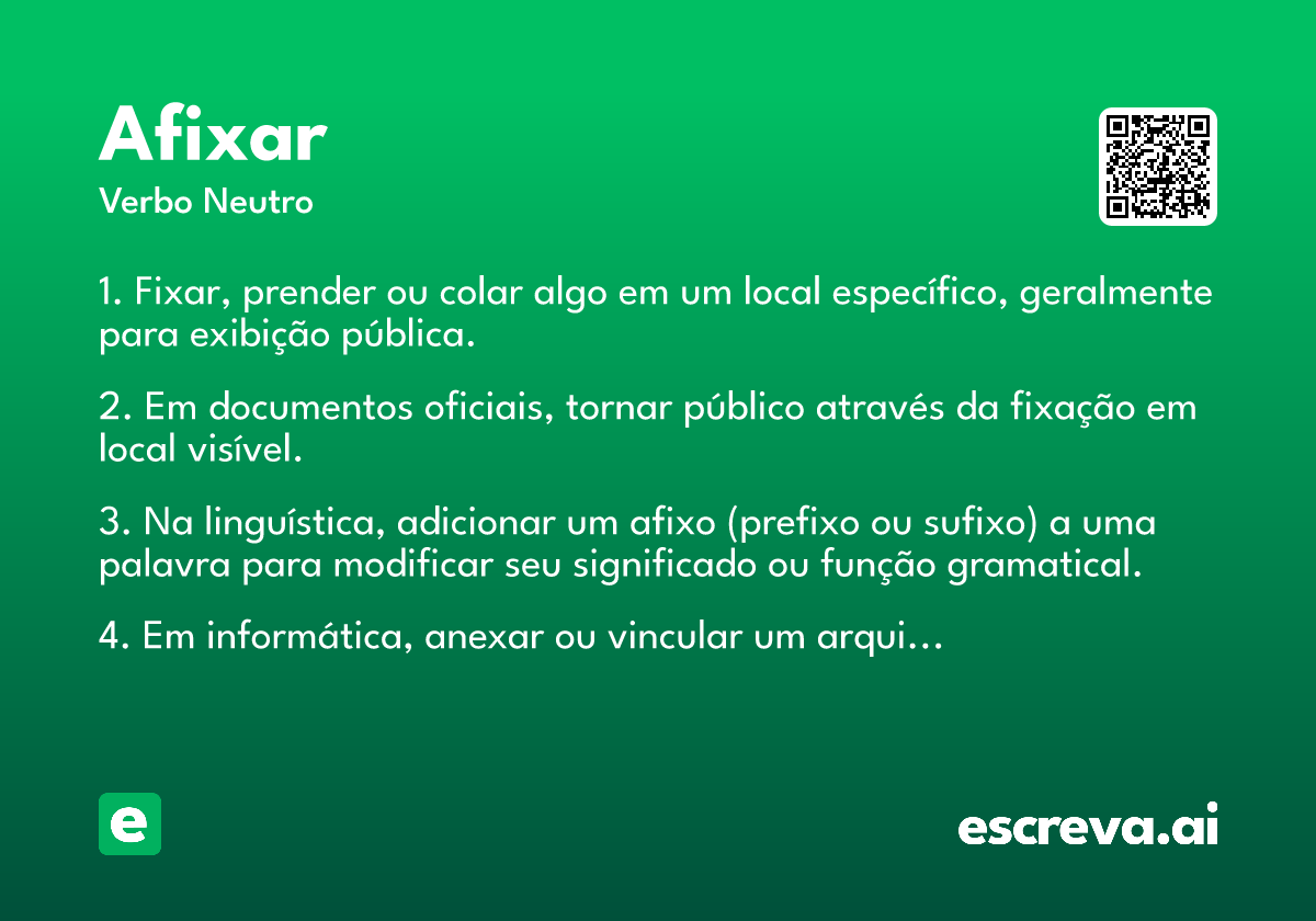 afixar