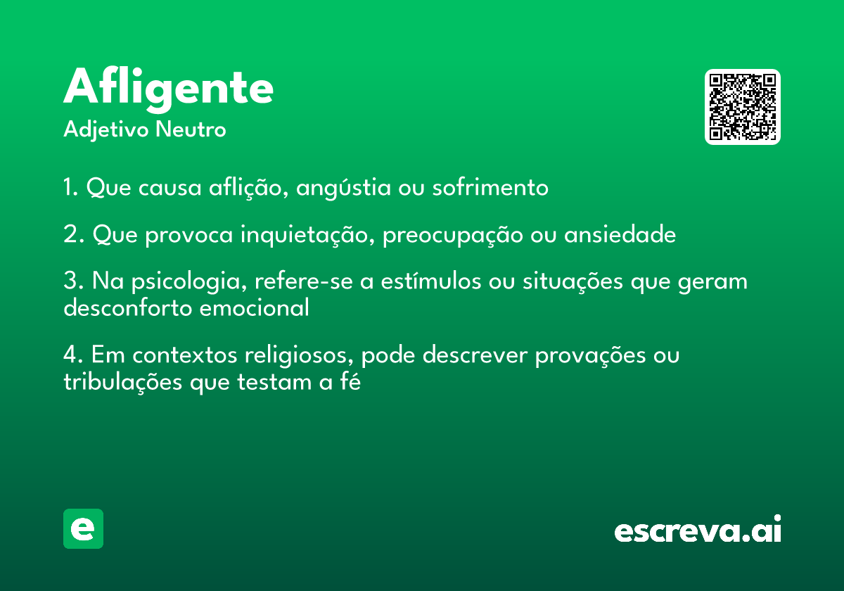 afligente