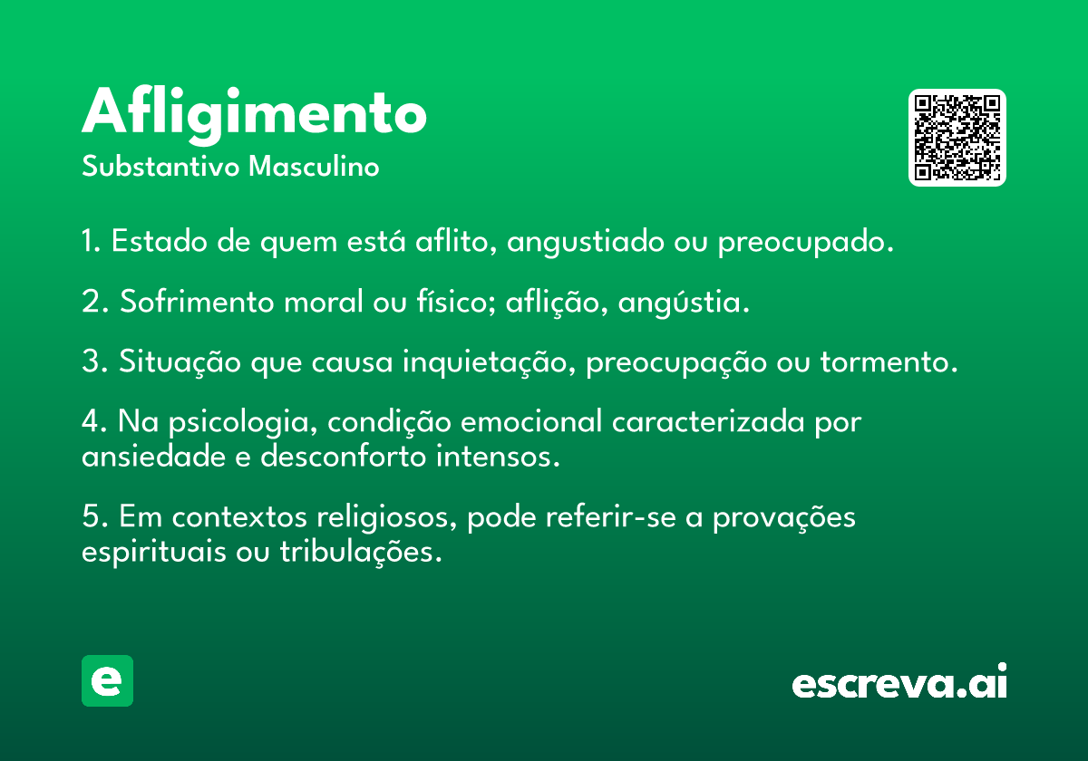 afligimento