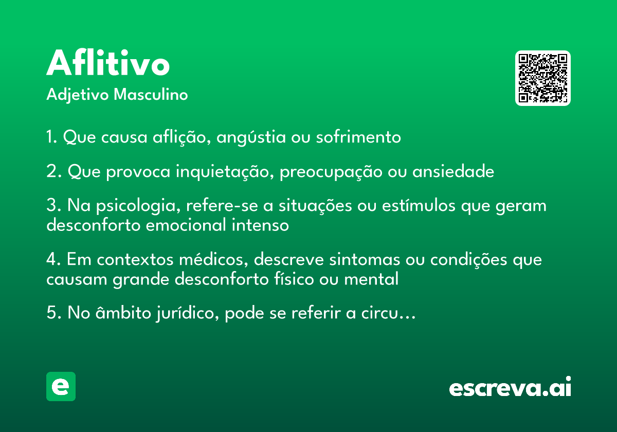 aflitivo