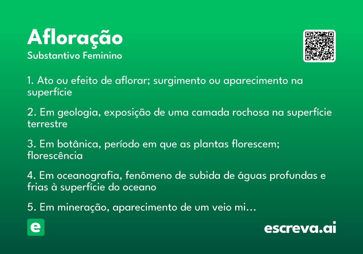 afloração