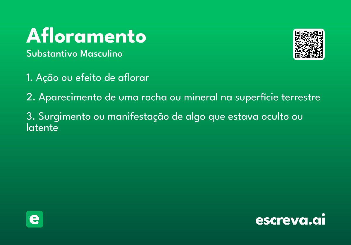afloramento