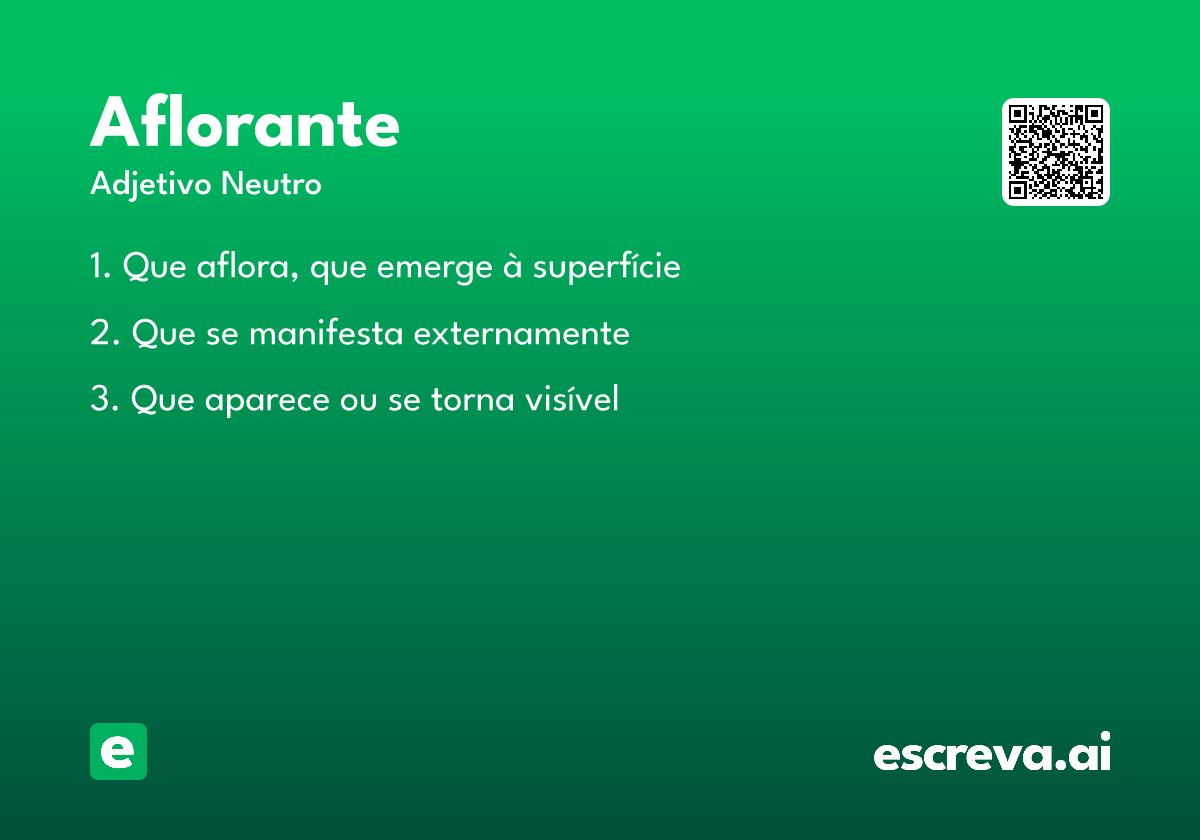 aflorante