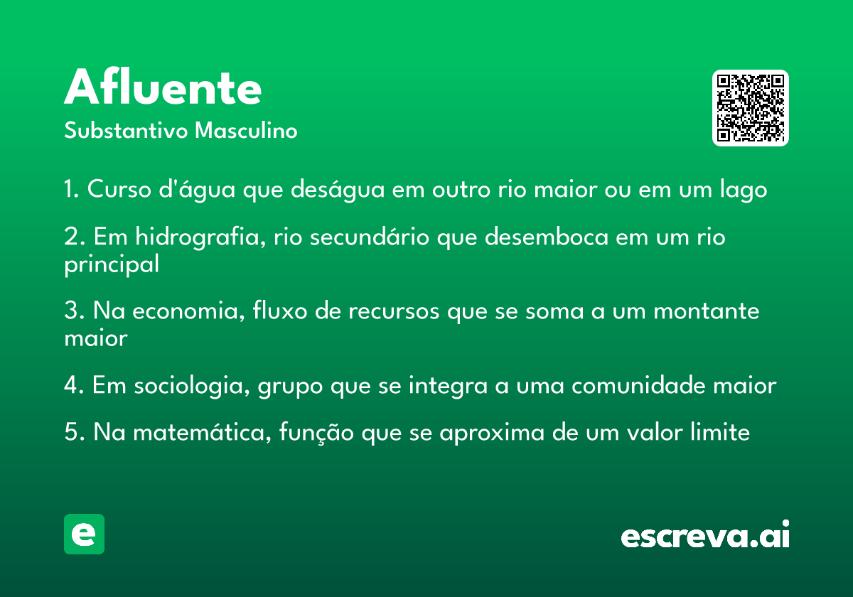 afluente