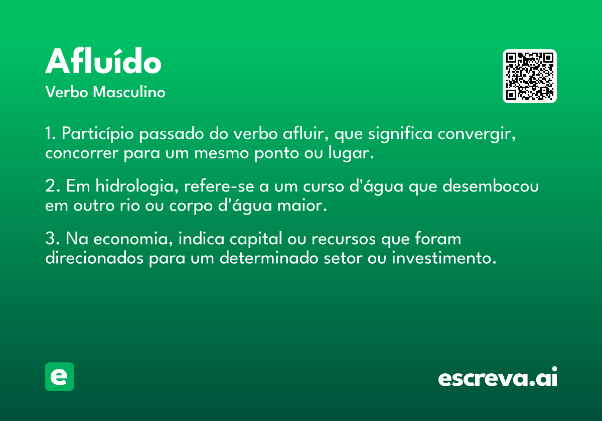 afluído