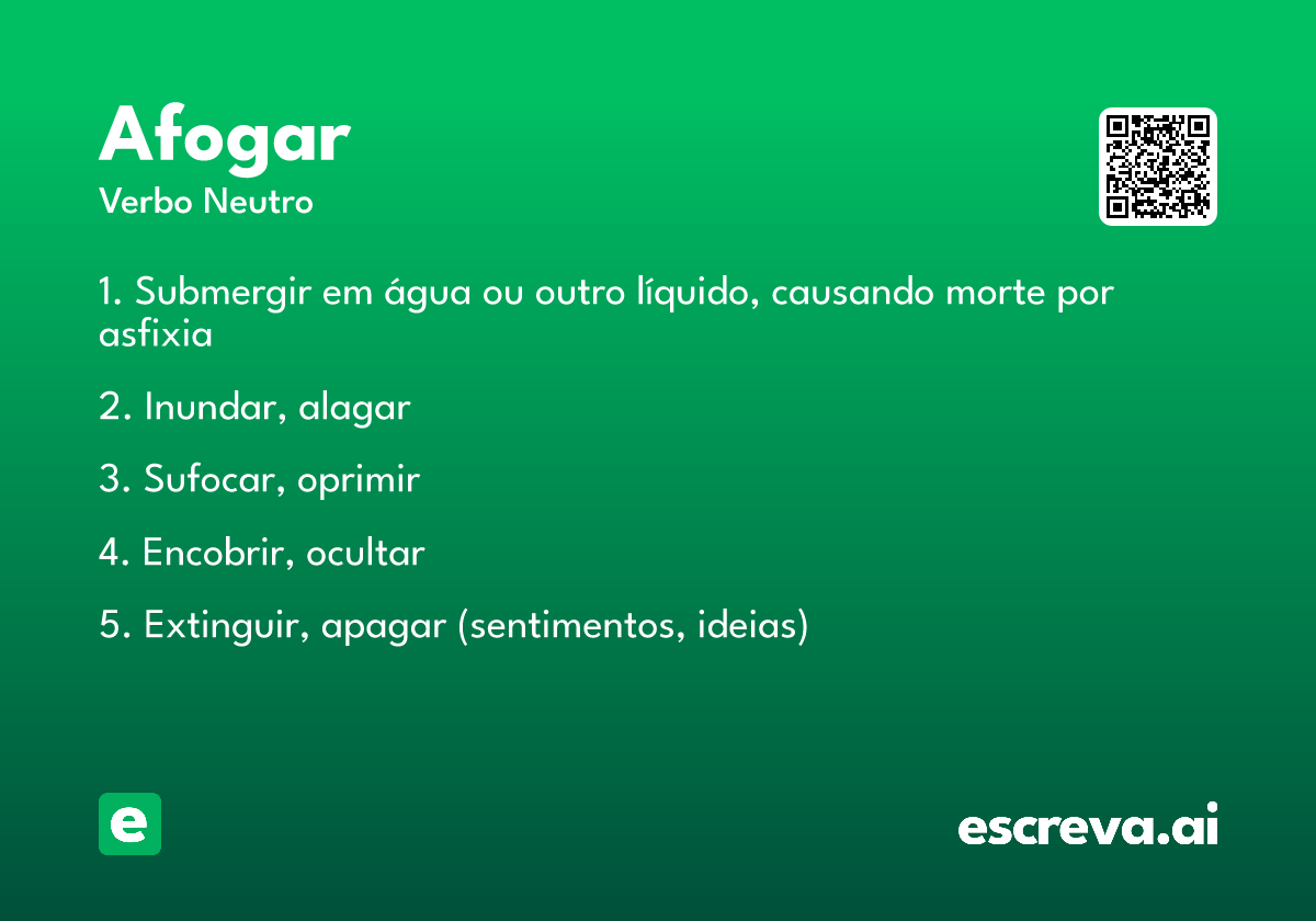 afogar