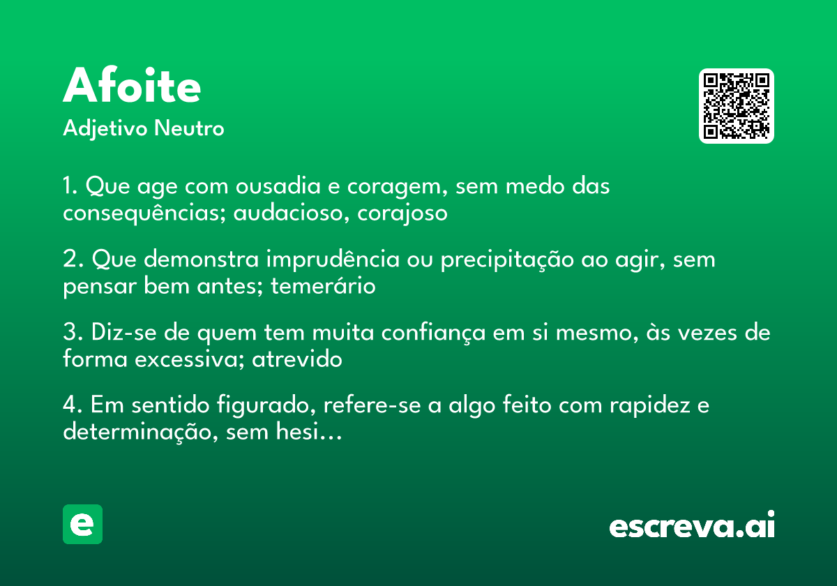afoite