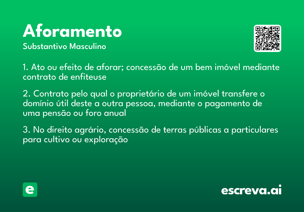 aforamento