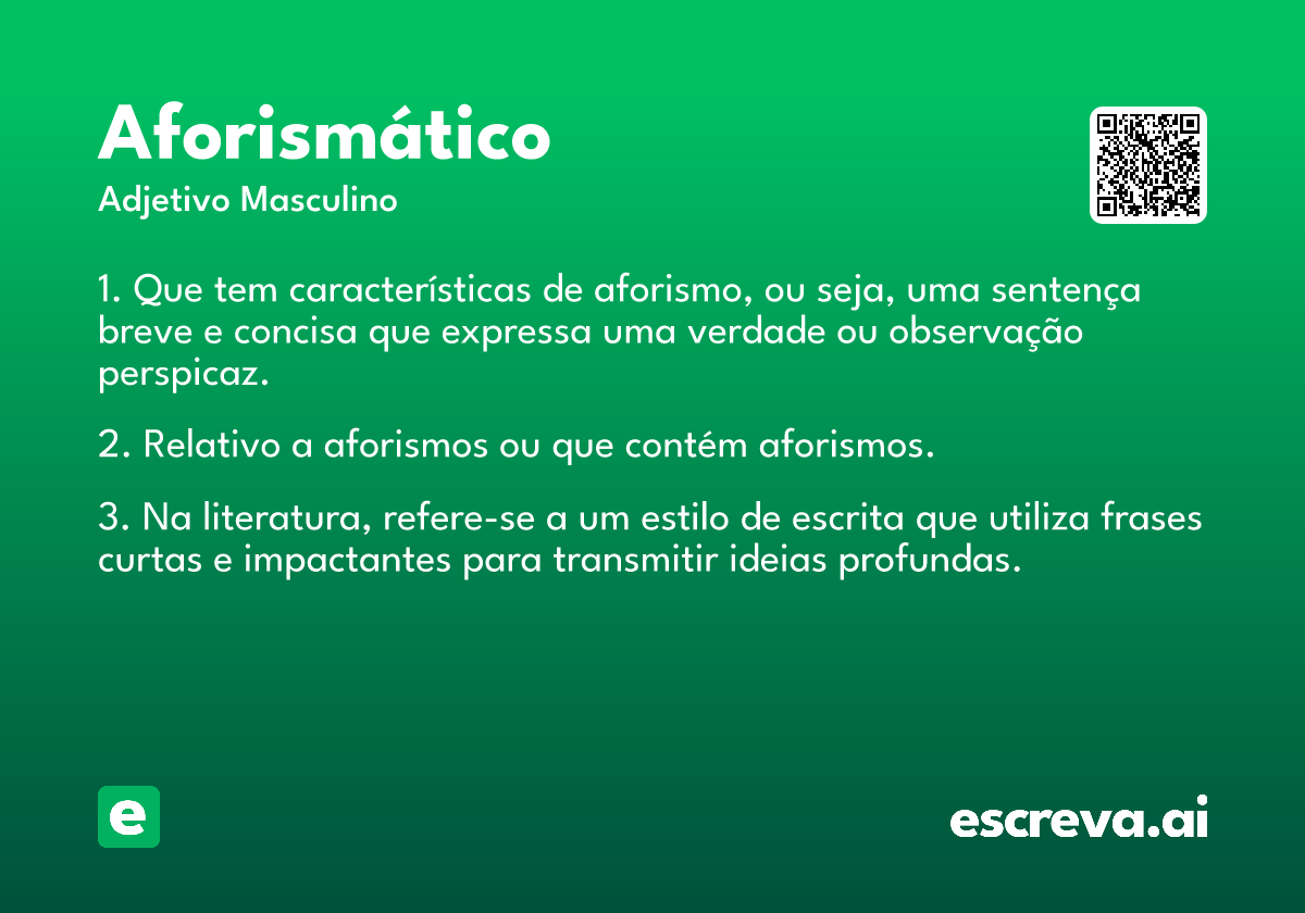 aforismático