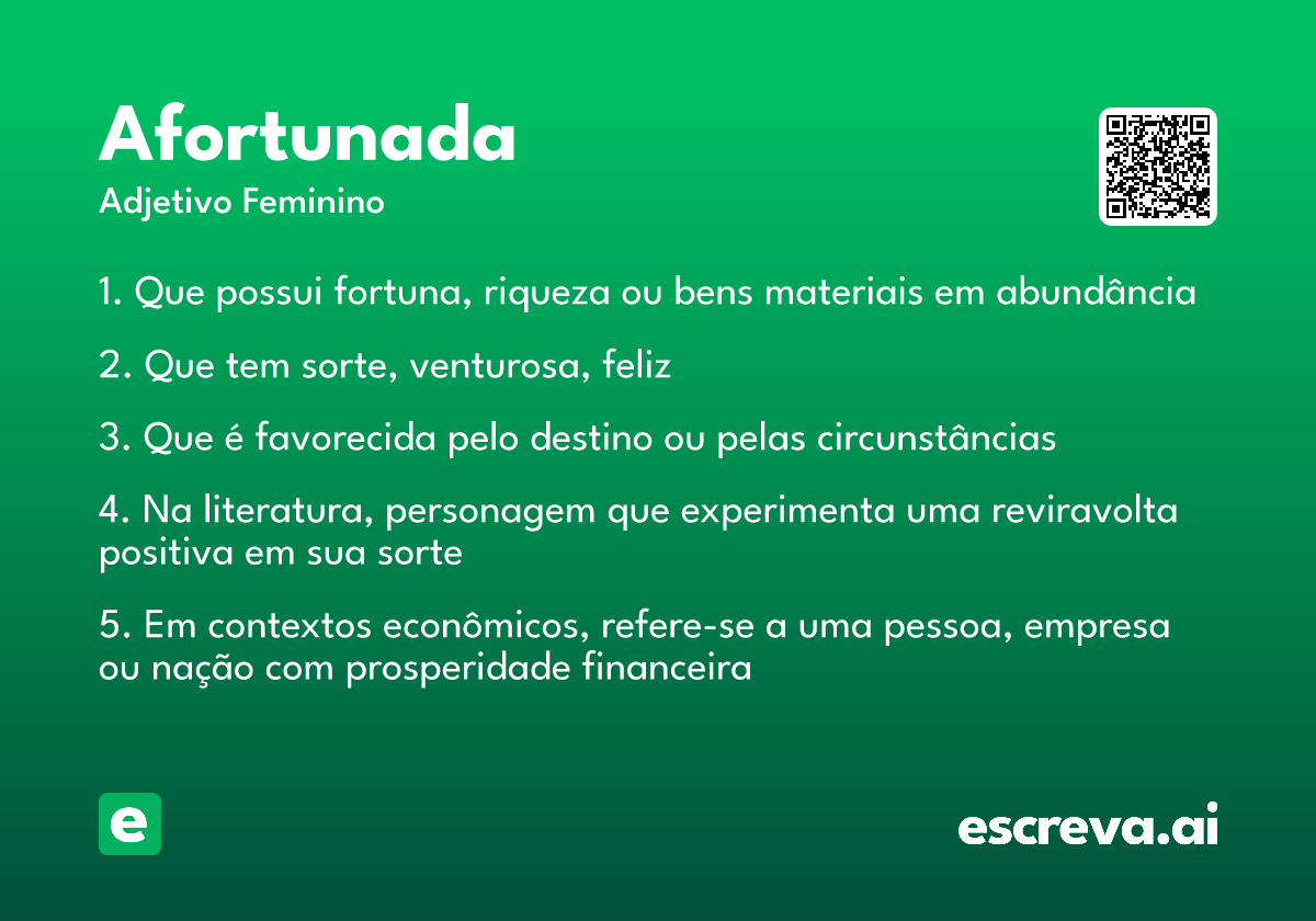 afortunada