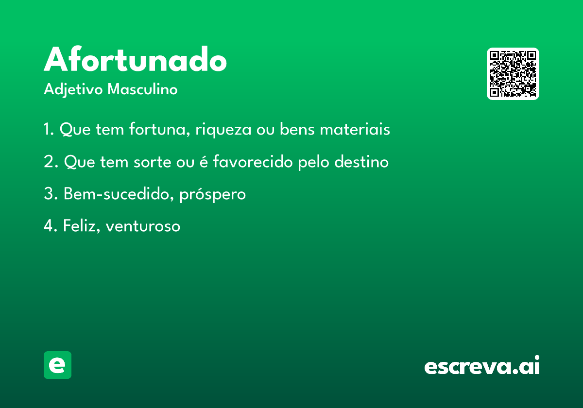 afortunado