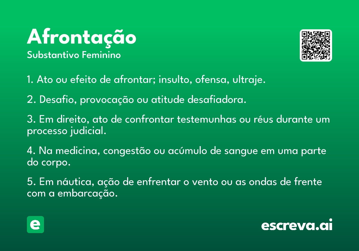 afrontação