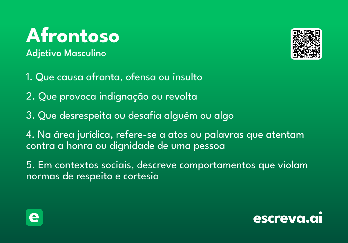 afrontoso