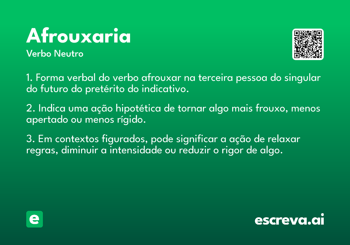 afrouxaria