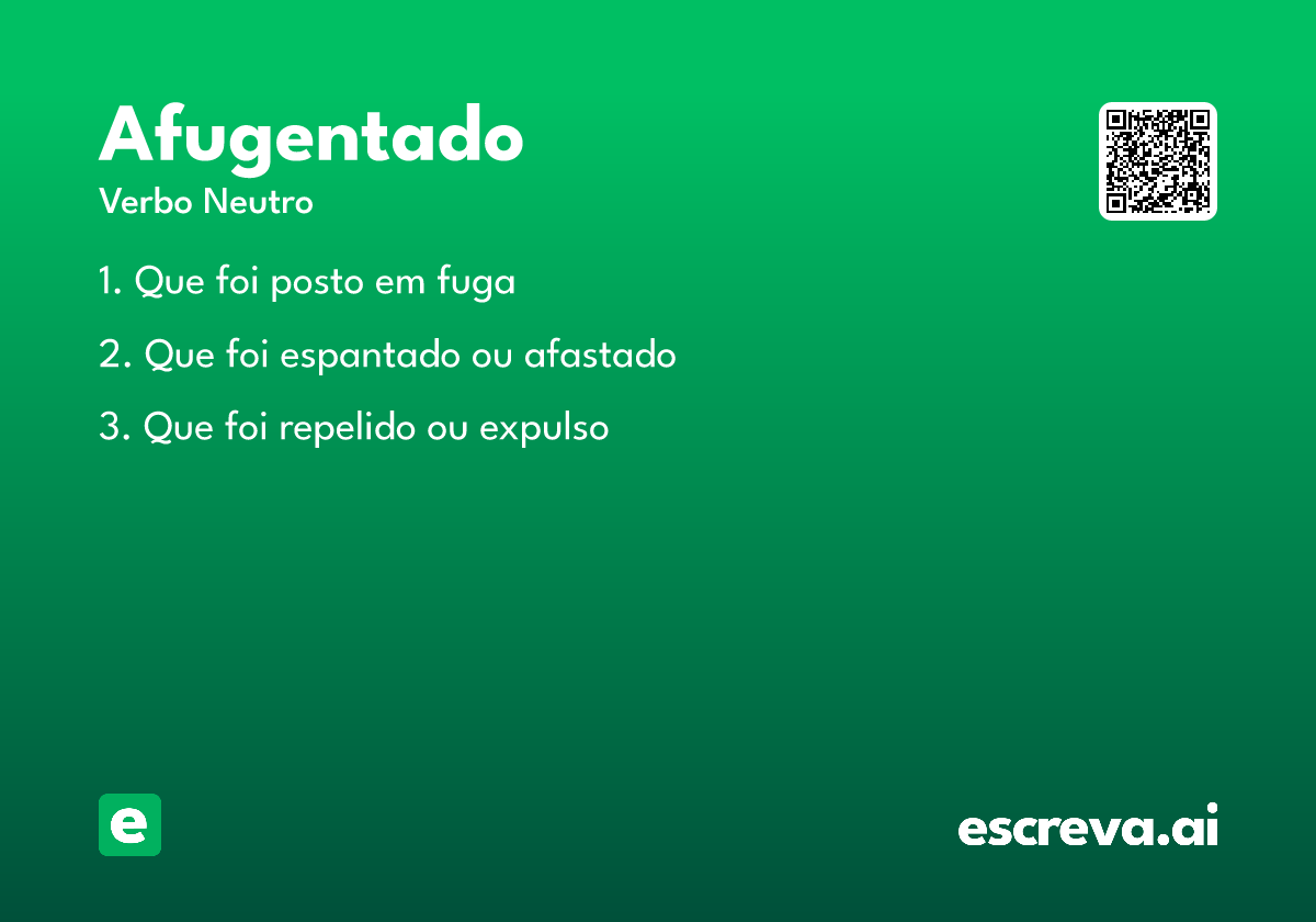 afugentado