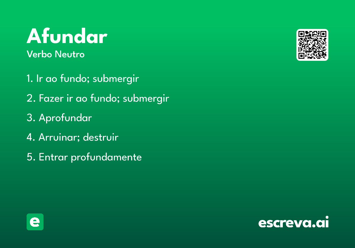 afundar