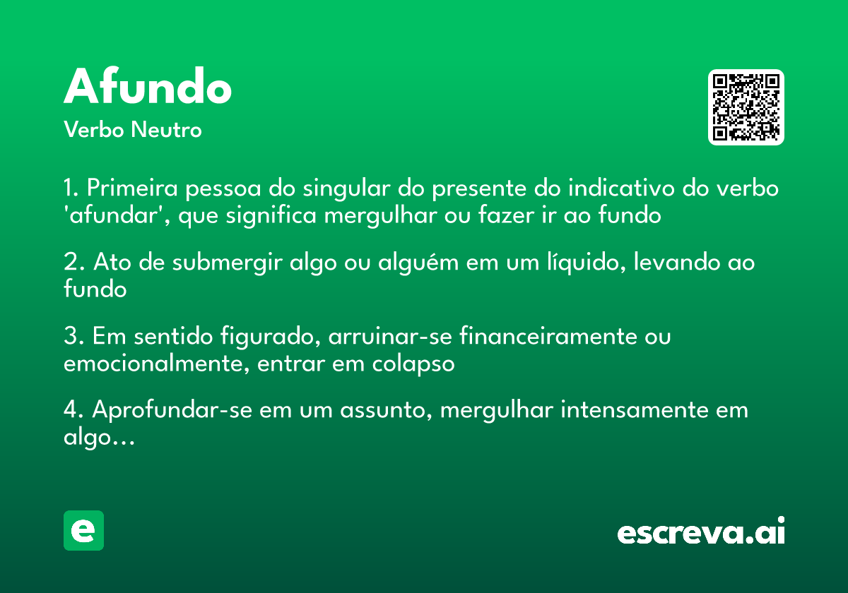 afundo