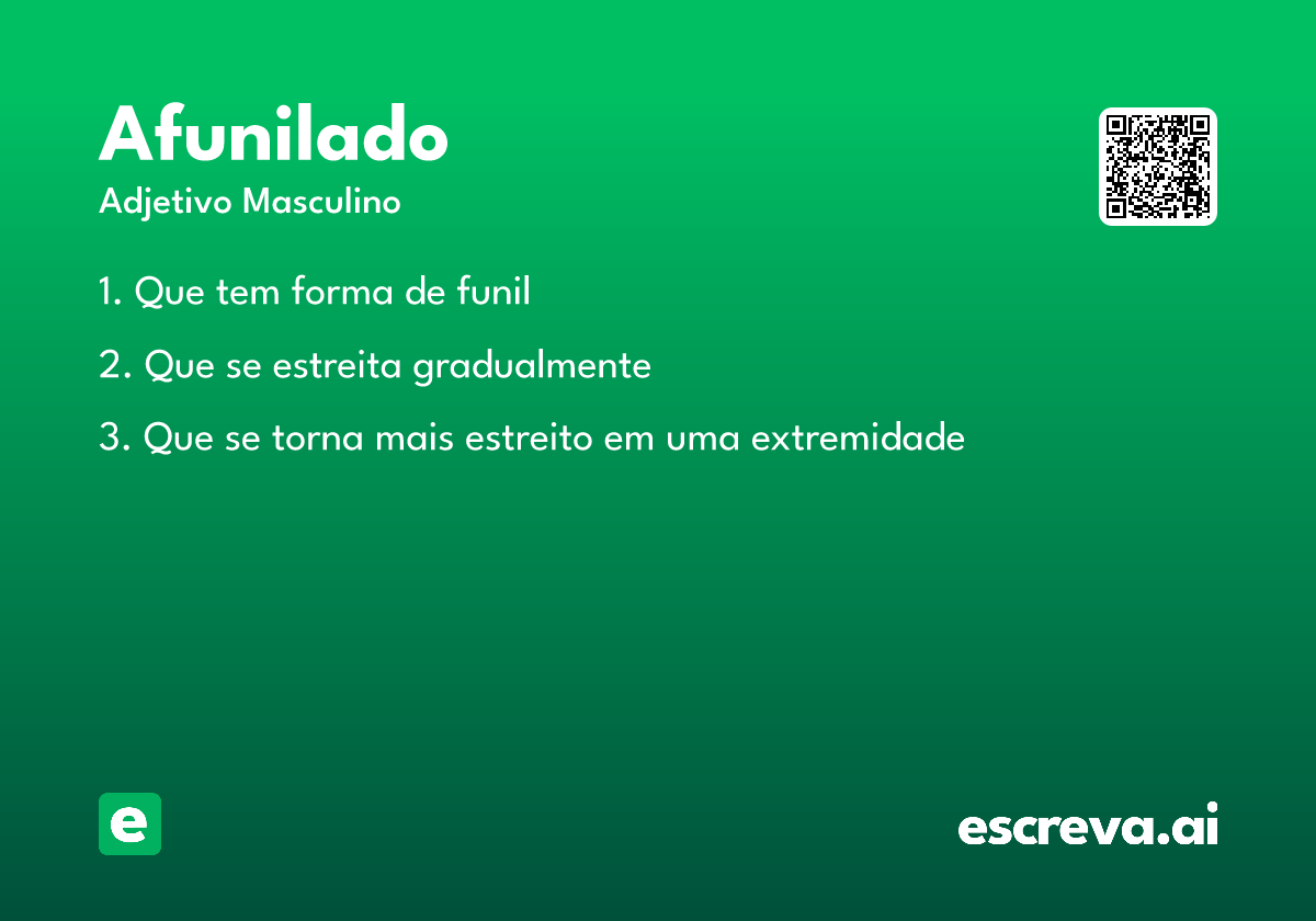 afunilado