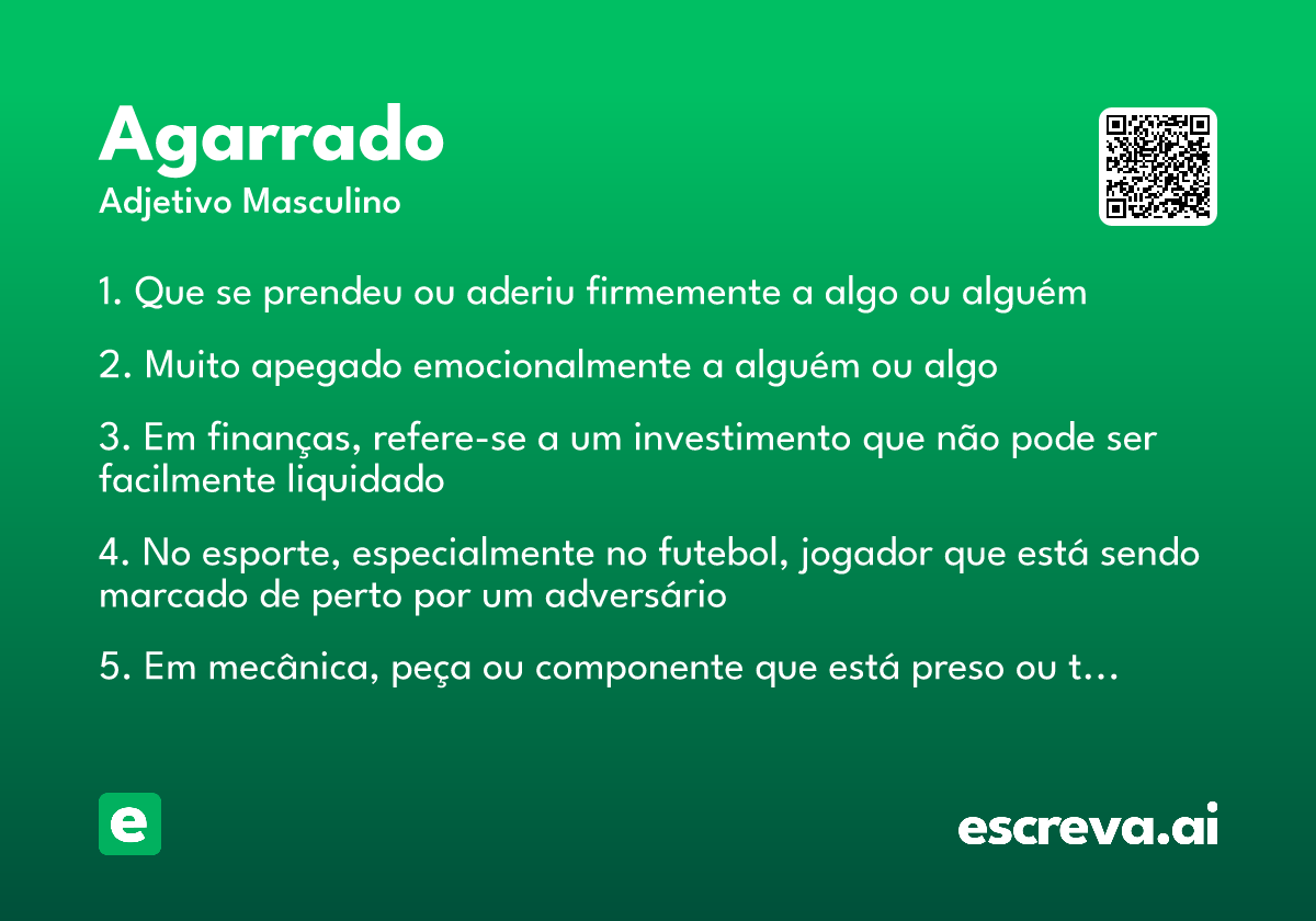 agarrado