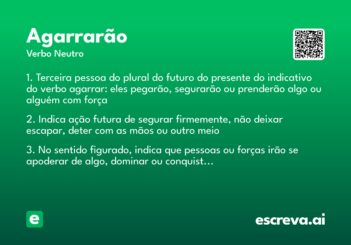 agarrarão