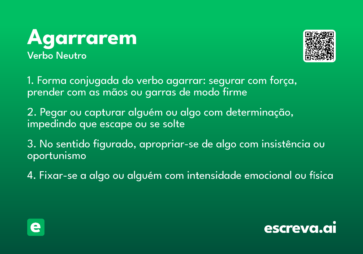 agarrarem
