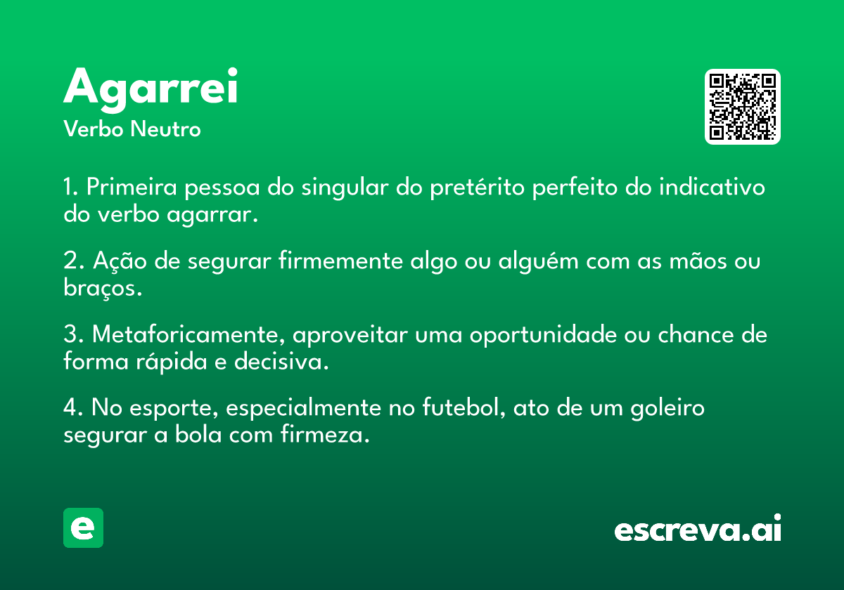 agarrei