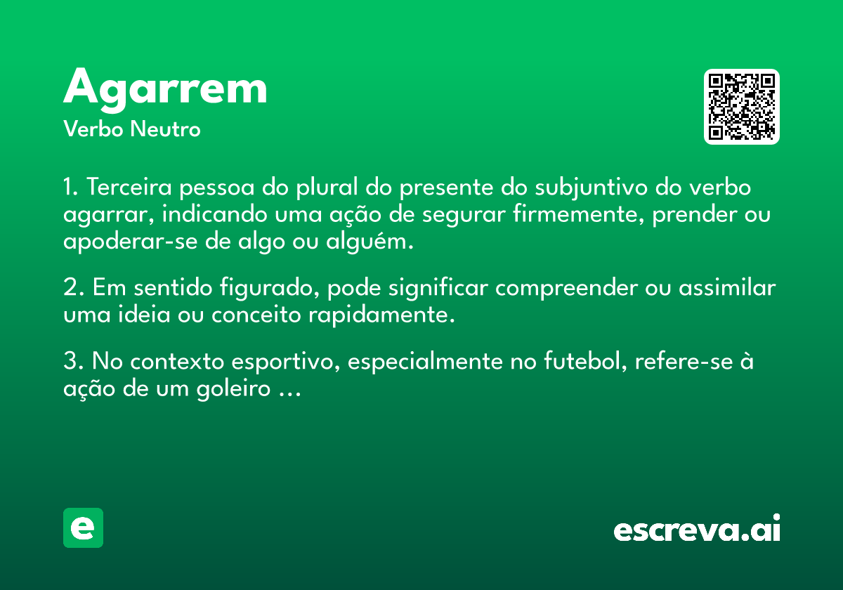 agarrem