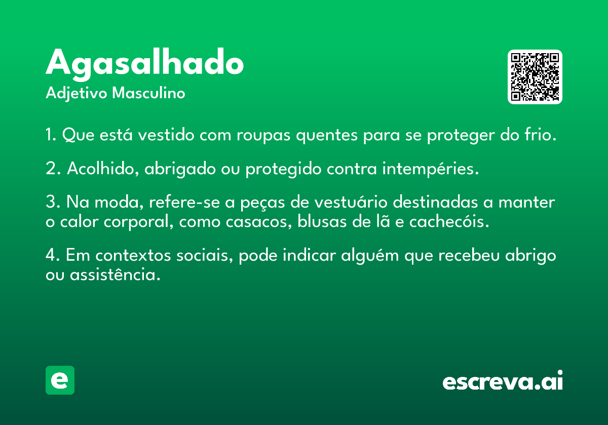 agasalhado