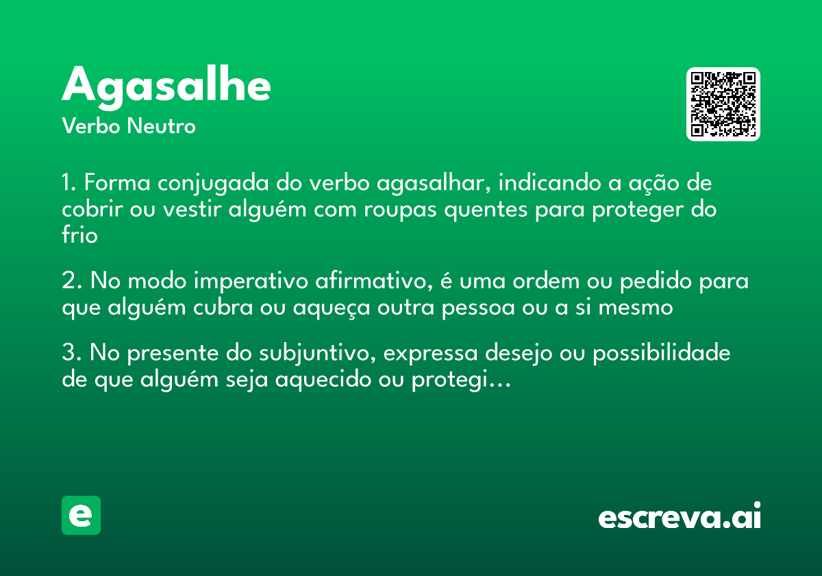 agasalhe