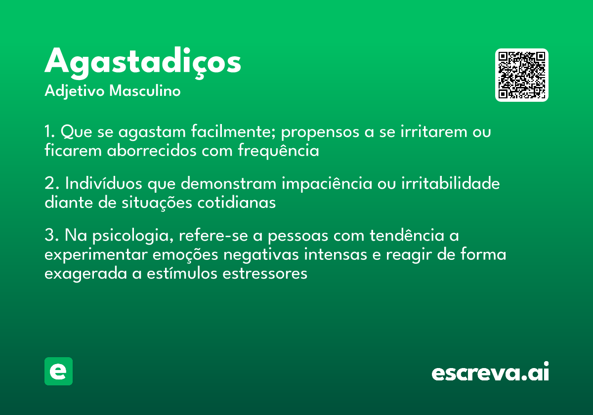 agastadiços