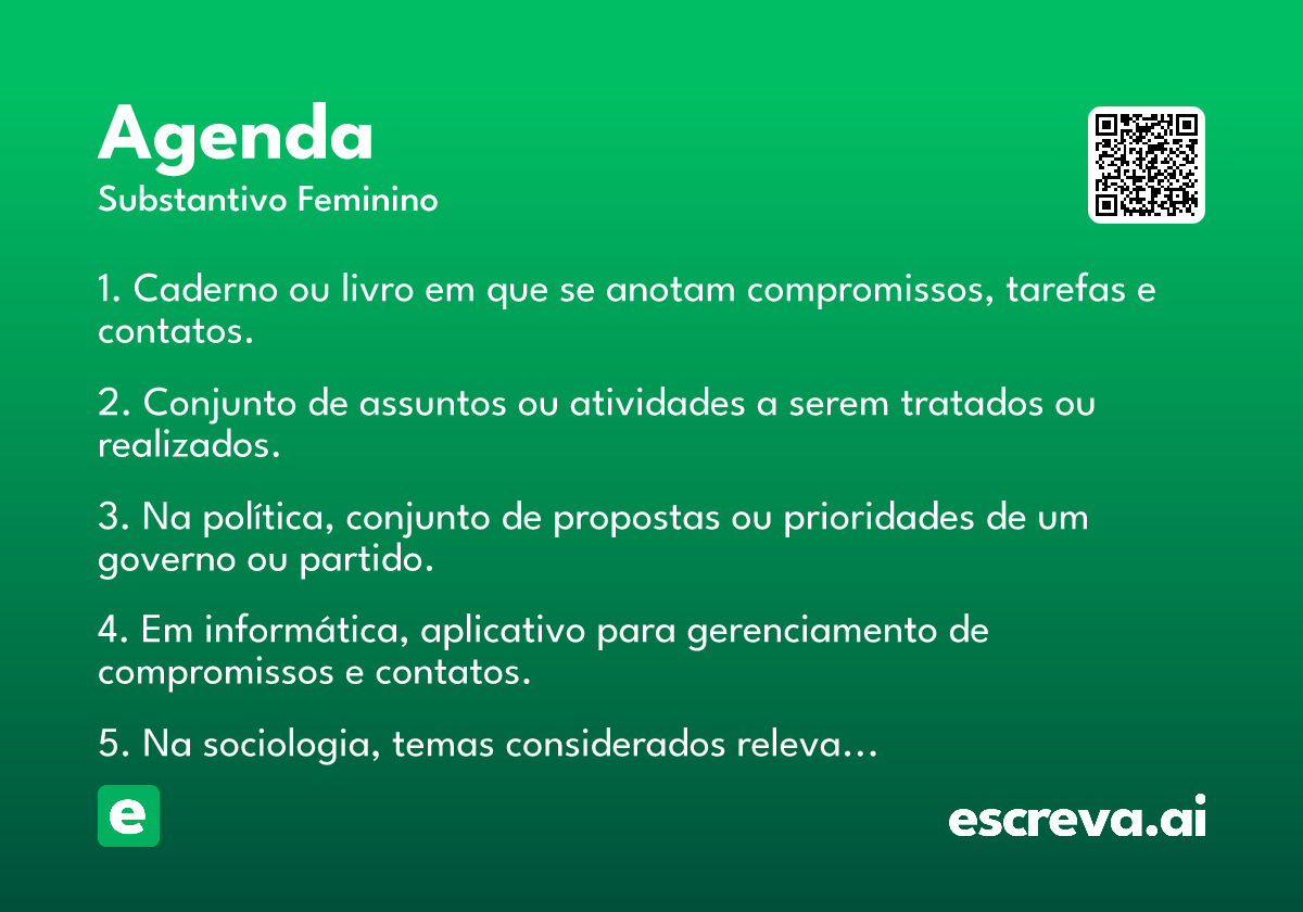 agenda