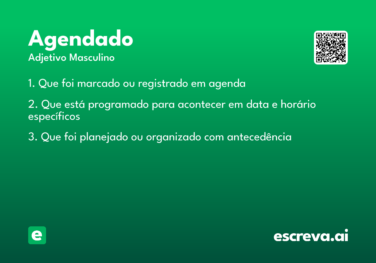 agendado