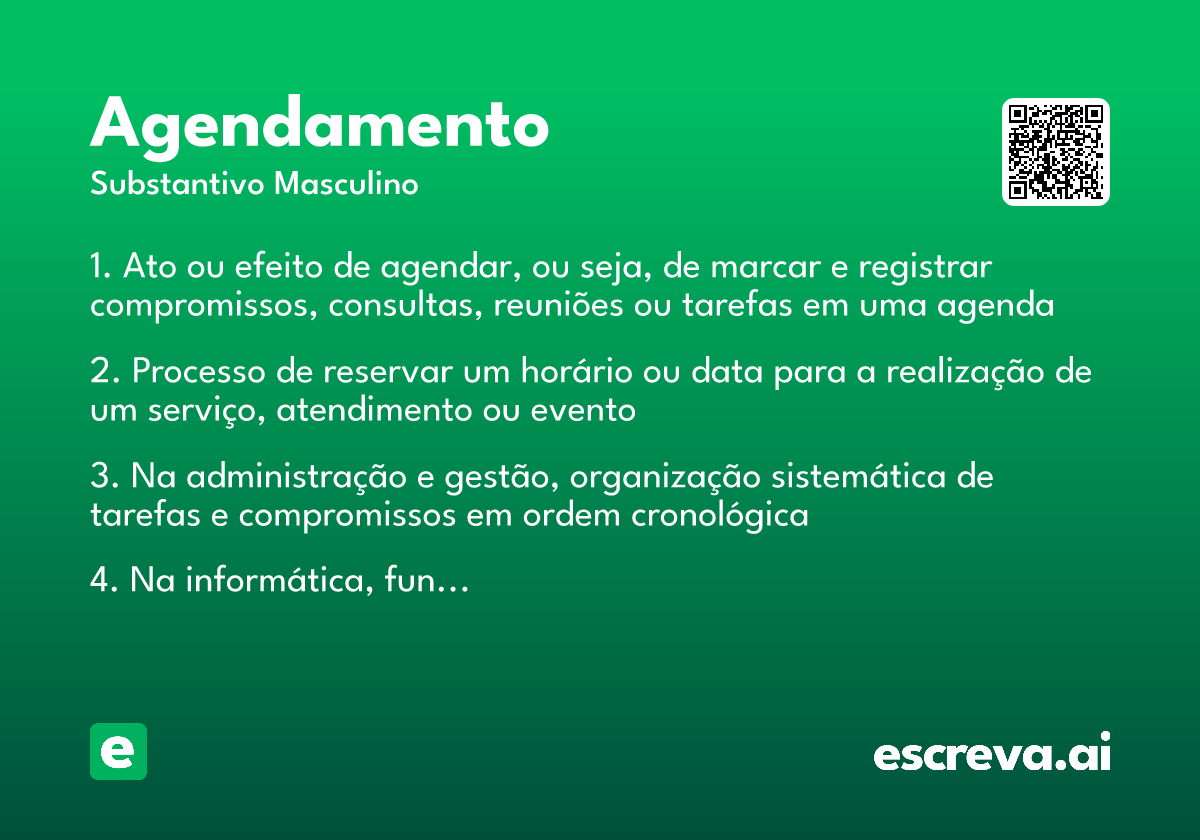 agendamento
