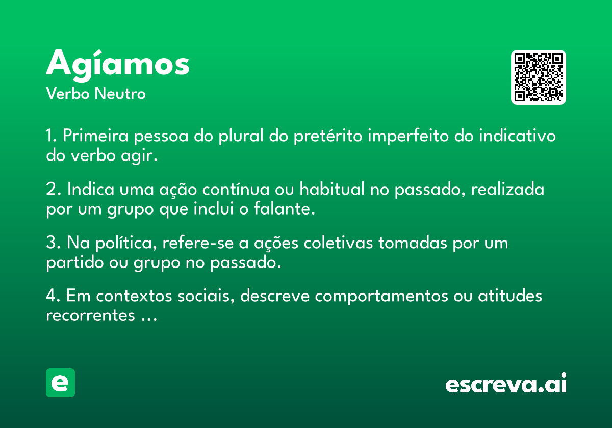 agíamos