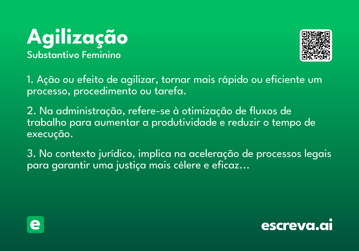 agilização