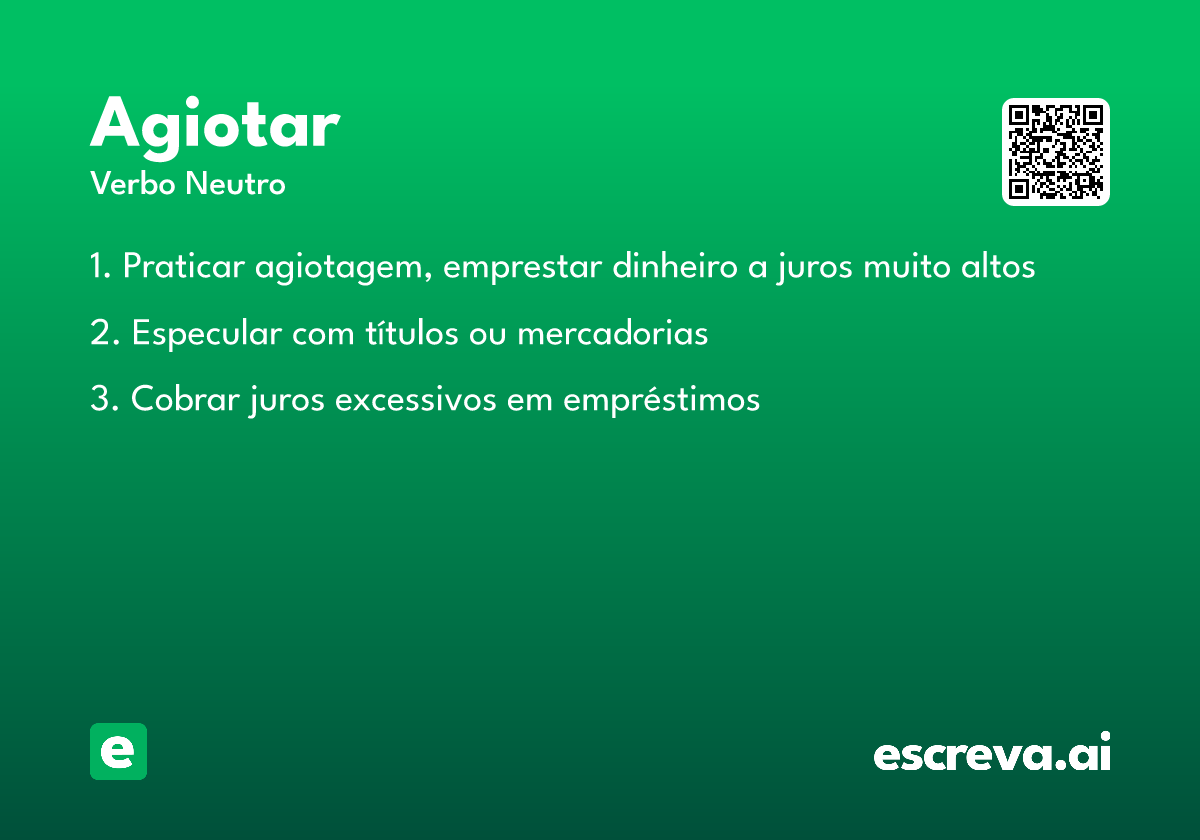 agiotar