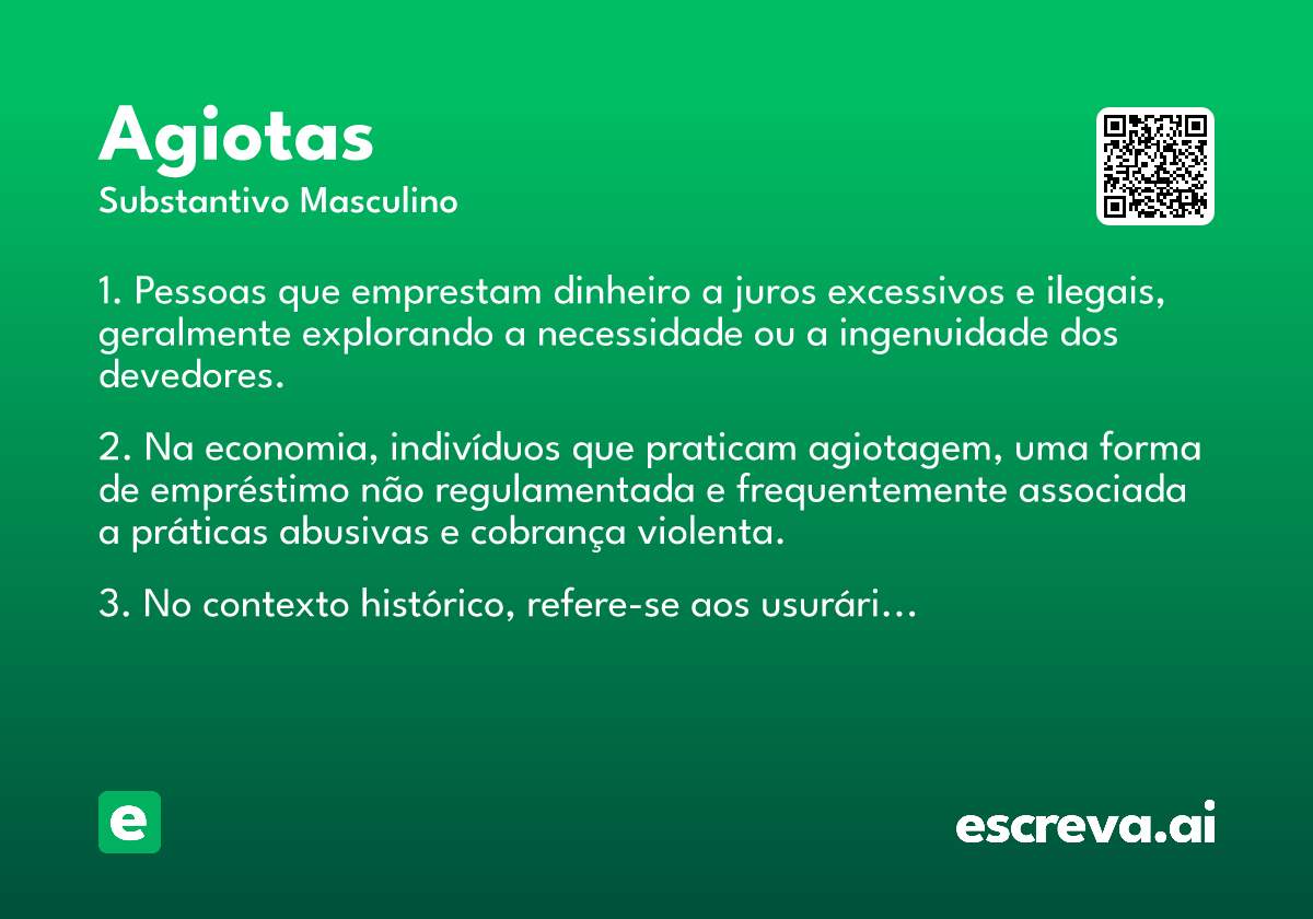 agiotas