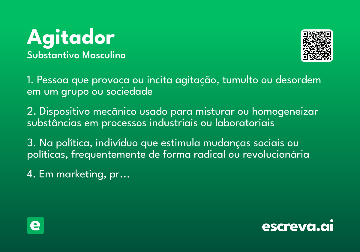 agitador