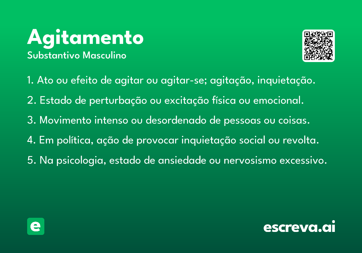 agitamento