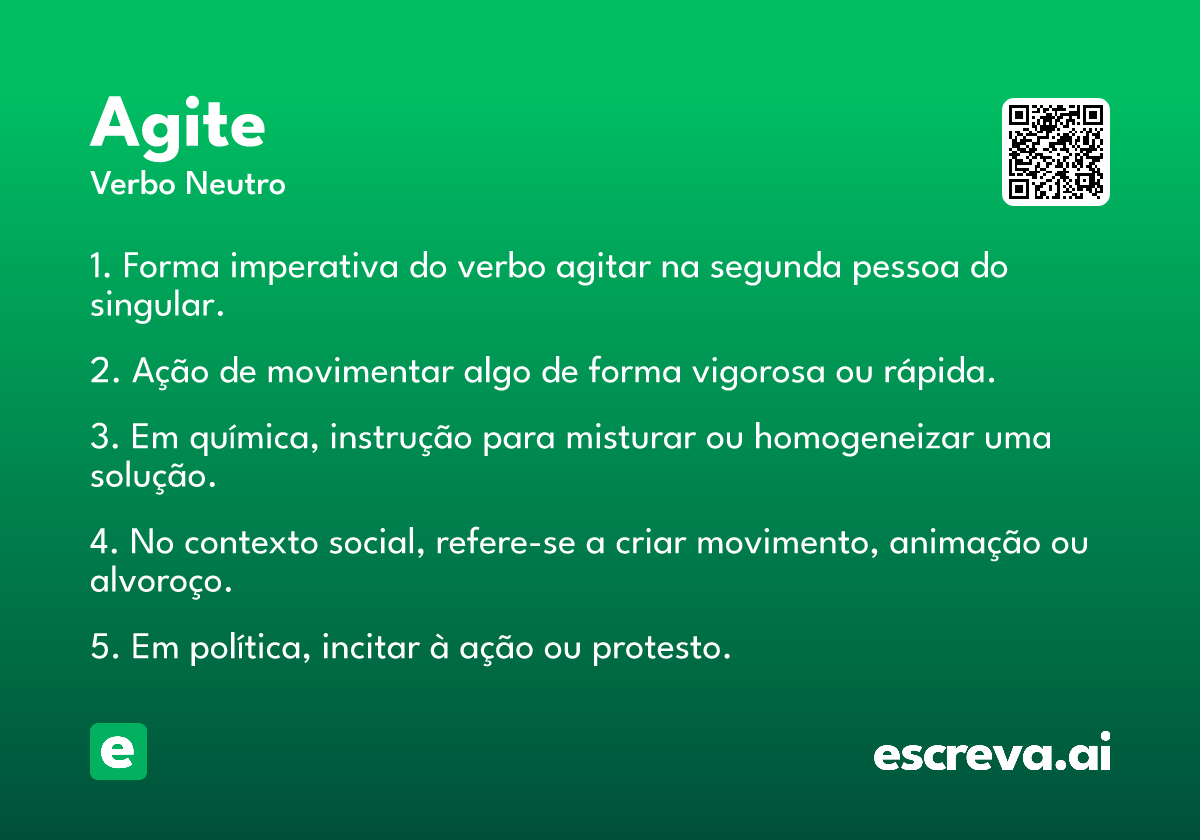 agite