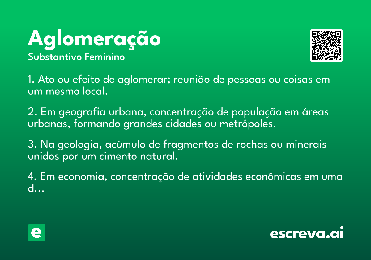 aglomeração