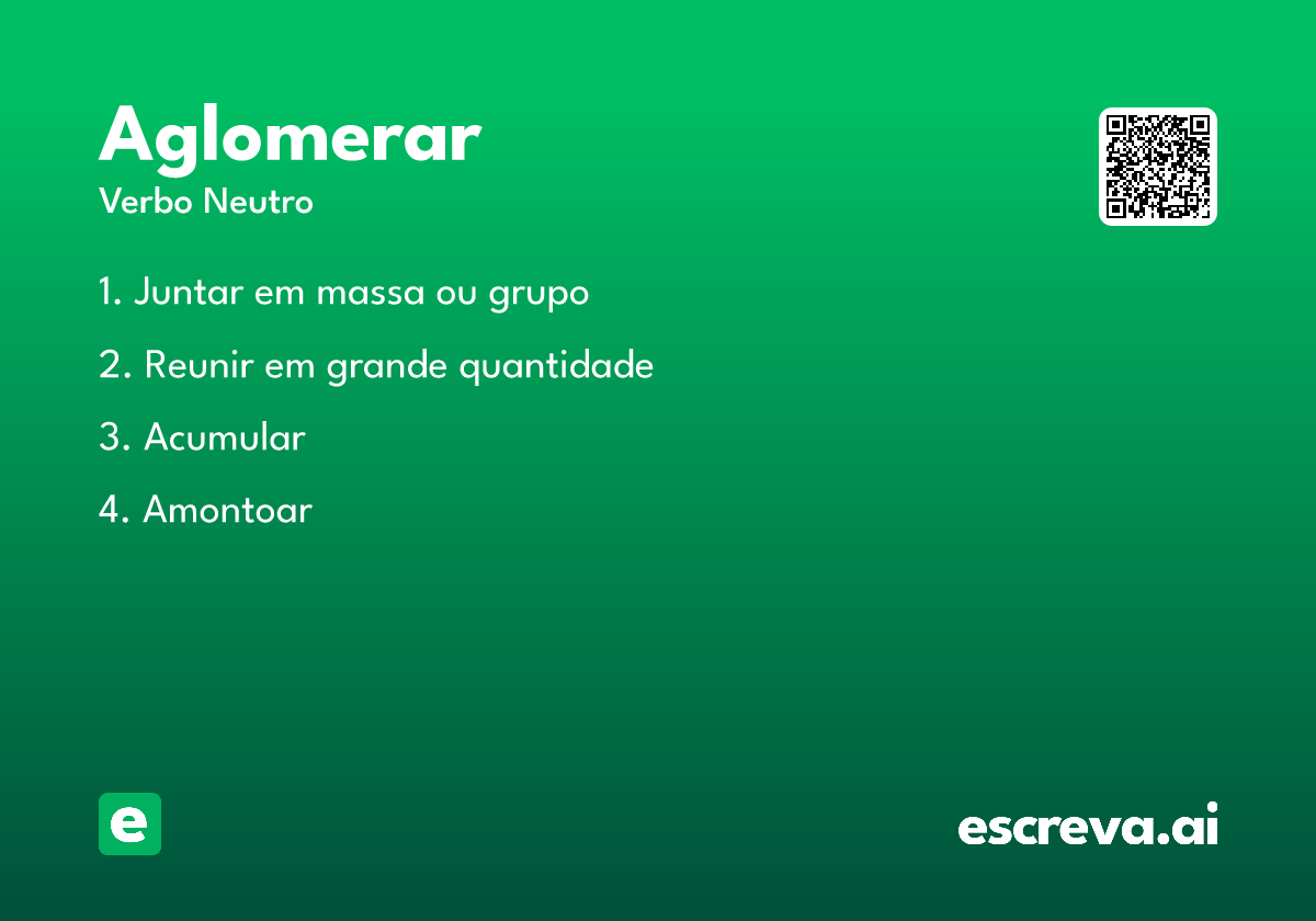 aglomerar