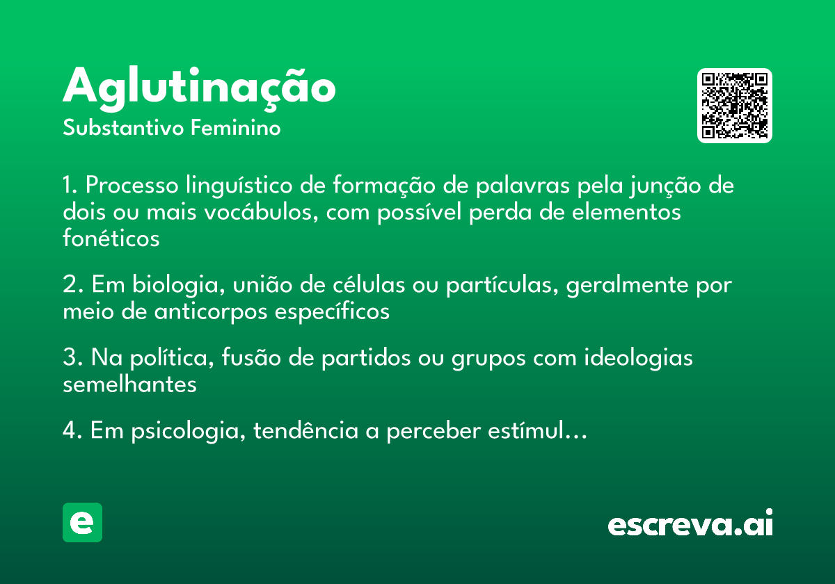 aglutinação