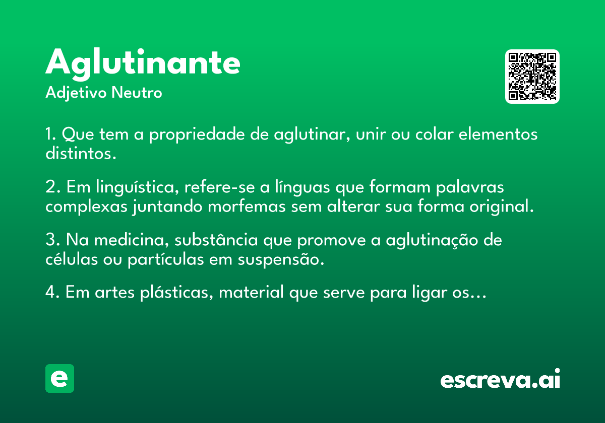aglutinante